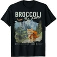 thumbnail image 1 of Sam Soft Broccoli the Fierce Quest Fantasy Squad Brocoli Cat T-Shirt, 1 of 5