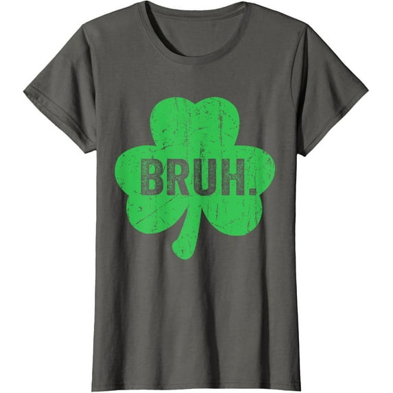 Sam Soft Bruh Saint Patricks Day Teens Cool Retro Present Nice Ladies' Crewneck T-Shirt Full Size S-5XL