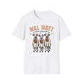 thumbnail image 1 of Sam Soft Bull Sheet Cow Unisex White Cotton T-Shirt For Unisex Cotton Tee, Full Size S-5XL, 1 of 4