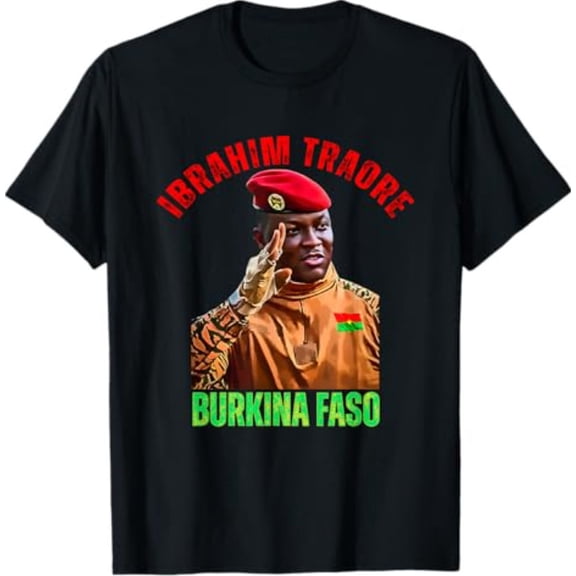 Sam Soft Burkina Faso- Ibrahim Traor� Thomas Sankara T-Shirt All Size S-5XL