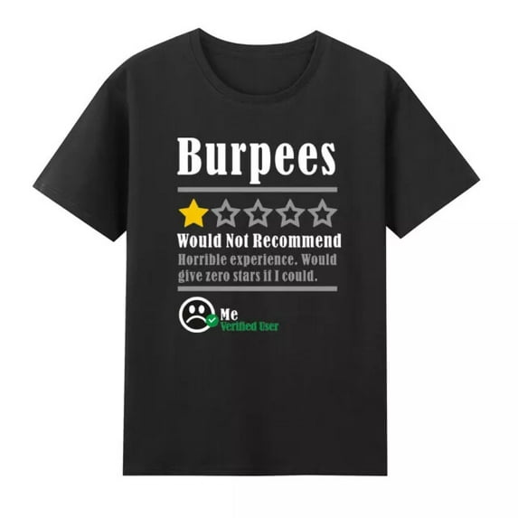 Sam Soft Burpees Do Not Recommend 1 Star Rating Gym Workout T-Shirt