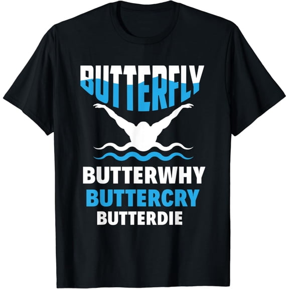 Sam Soft Butterfly Butterwhy Buttercry Swimming Swimmer T-Shirt Unisex Cotton Tee Full Size S-5XL