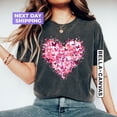 thumbnail image 1 of Sam Soft Butterfly Heart Love Day Shirt, Cute Heart T-Shirt, Butterfly Love Day Gift, Cute Love Tee, Girlfriend Shirt for Love, 1 of 2