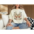 thumbnail image 1 of Sam Soft Butterfly Shirt - Botanical Tee - Vintage Butterfly Shirt - Floral Nature Lover - Aesthetic Spring Shirt - Cottagecore Shirt, 1 of 2