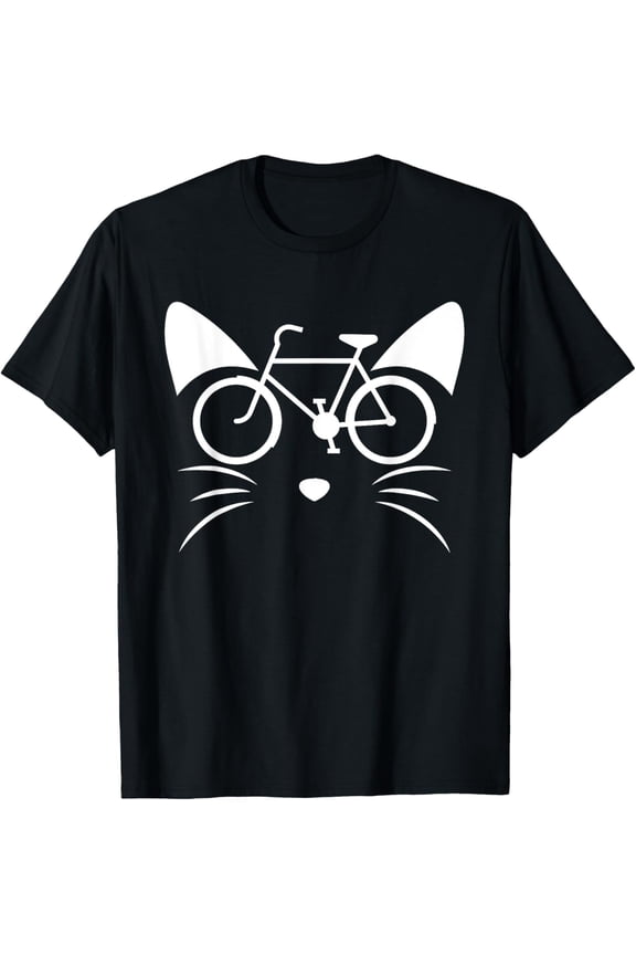 Cat Bike Cat Owners Lovers Biker Bicycle Cycling Cyclist T-Shirt