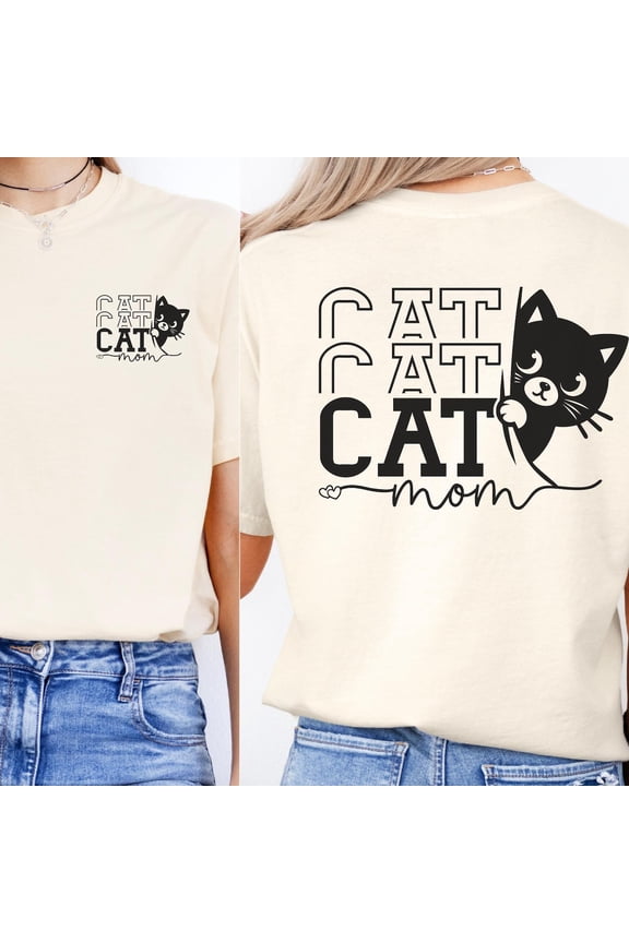 Cat Mom Shirt Cat Mom Gift Cat Lover Pet Lover Shirt Cat Shirt Cat Mama T-Shirt Cat Lover Gift Cat ShirtFull Size S-5XL