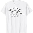 thumbnail image 1 of Sam Soft Cat Throwing Rainbow Dice Tabletop RPG T-Shirt, 1 of 4