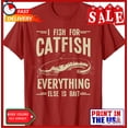 thumbnail image 1 of Sam Soft Catfishing Design For Catfish Fishing Unisex T-Shirt, 1 of 5