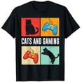 thumbnail image 1 of Sam Soft Cats And Gaming For The Cat Lover Gamer Video Game Player T-Shirt, 1 of 5