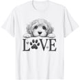thumbnail image 1 of Sam Soft Cavapoo Dog Love Paw Design T-Shirt, 1 of 4