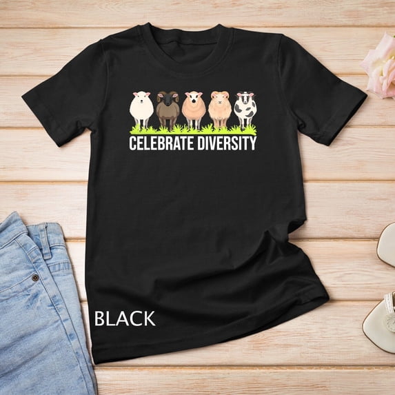 Sam Soft Celebrate Diversity - Sheep Whisperer Herder Farmer T-Shirt Unisex T-Shirt