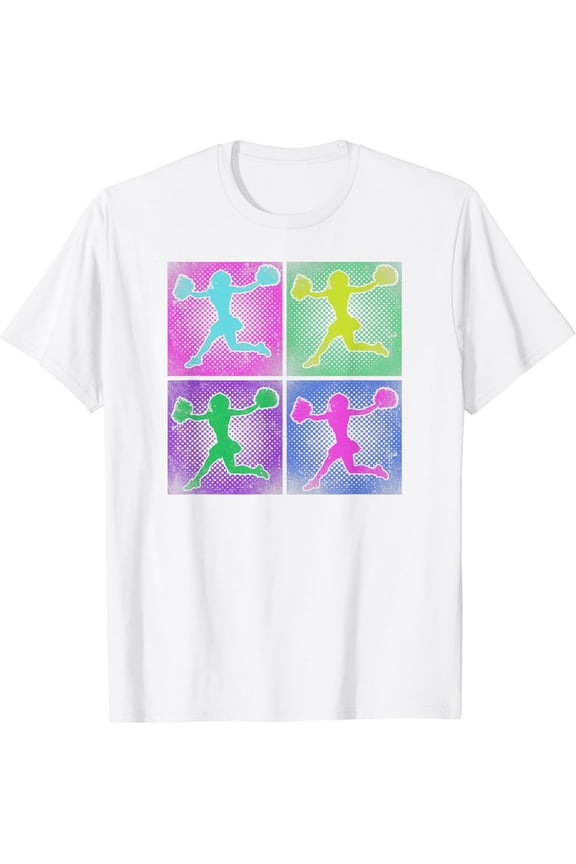 Cheer Cheerleading Retro Vintage 80S 90S T-Shirt Full Size S-5Xl