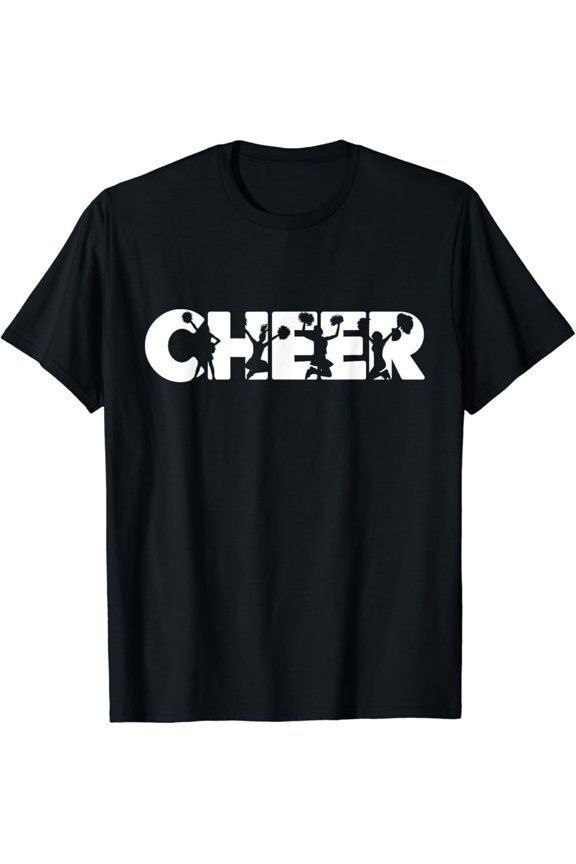 Cheer Cheerleading Vintage Cheer T-Shirt Full Size S-5Xl