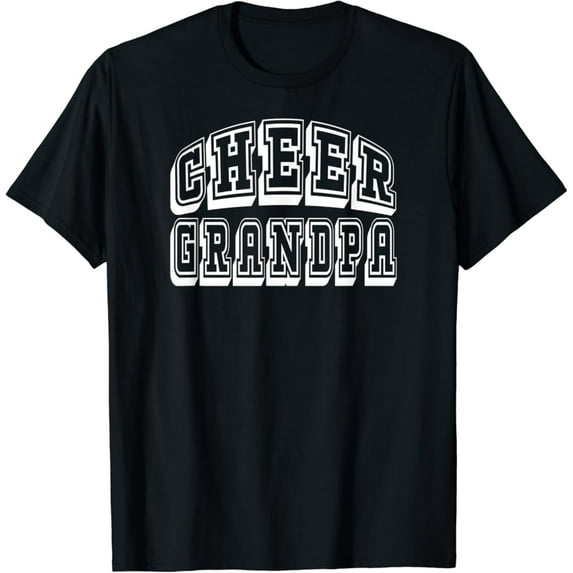 Sam Soft Cheer Grandpa Proud Cheerleader Grandfather T-Shirt Full Size S-5Xl