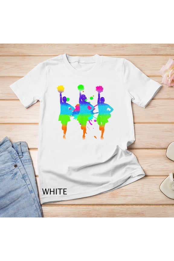 Cheering Cheer Team Cheerleading Colorful Cheerleader Unisex T-Shirt