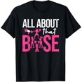 thumbnail image 1 of Sam Soft Cheerleading All About That Base Cheer Leader Girls T-Shirt Full Size S-5Xl, 1 of 5