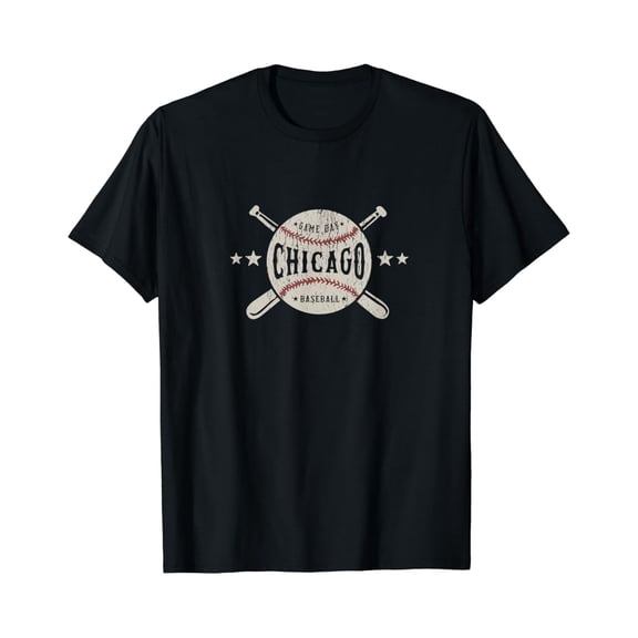 Sam Soft Chicago Illinois Il T-Shirt Vintage Baseball Graphic Tee Full Size S-5Xl