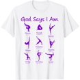 thumbnail image 1 of Sam Soft Christian God Says I Am Gymnastics Cute Teen Girl T-Shirt, 1 of 4