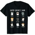 thumbnail image 1 of Sam Soft Christian Lovers God Says I Am Cat Faith God Says I Am T-Shirt, 1 of 5