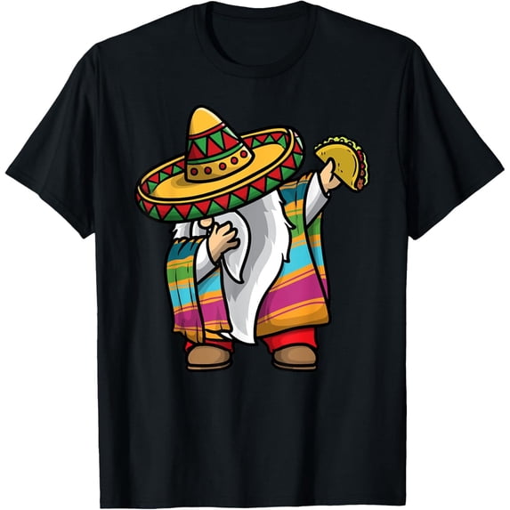 Sam Soft Cinco De Mayo Gnomes Taco Mexican Gnome Poncho Women T-Shirt