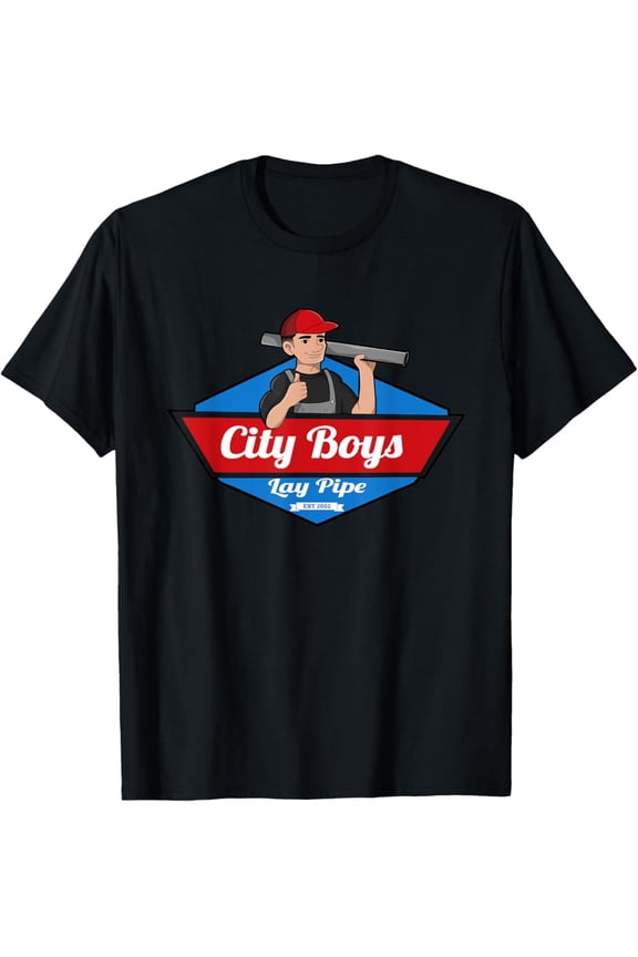 City Boys Pipe Plumbing Plumber Shirt T-Shirt, Gift For Friend, Full Size S-5Xl