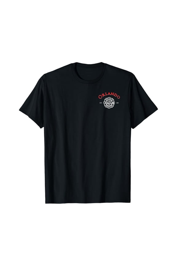 City of Orlando Fire Rescue Florida Firefighter T-Shirt Full Size S-5XL