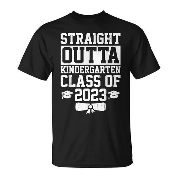 Sam Soft Class Of 2023 Straight Outta Kindergarten Graduation Unisex T Shirt