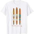 thumbnail image 1 of Sam Soft Classic Vintage Water Skis T-Shirt The Tee Cat, 1 of 4