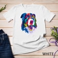 thumbnail image 1 of Sam Soft Colorful Border Collie Cute Geometric Dog Pop Art Style Unisex T-Shirt, 1 of 4