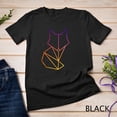 thumbnail image 1 of Sam Soft Colorful Fox Geometric Silhouette Just A Girl Who Loves Foxes Unisex T-Shirt, 1 of 5