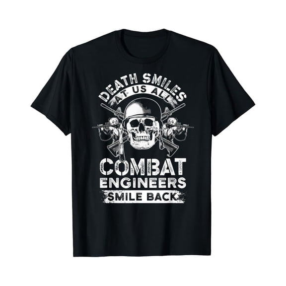 Sam Soft Combat Engineer Smiles Usa Military Sapper T-Shirt