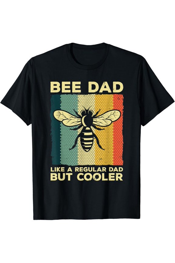 Cool Beekeeping Art Men Dad Bee Hive Keeping Honey Beekeeper T-Shirt, Gift For Friend, Full Size S-5Xl