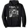 thumbnail image 1 of Sam Soft Cool Capybara Selfie Cute Capybara Gifts Unisex Hooded Full Size S-5XL, 1 of 5