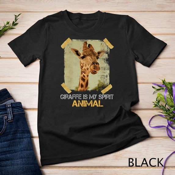 Sam Soft Cool Design Giraffe Is My Spirit Animal Unisex T-Shirt