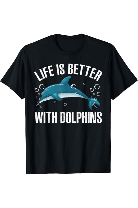 Cool Dolphin For Men Women Sea Ocean Animal Dolphin Lover T-Shirt
