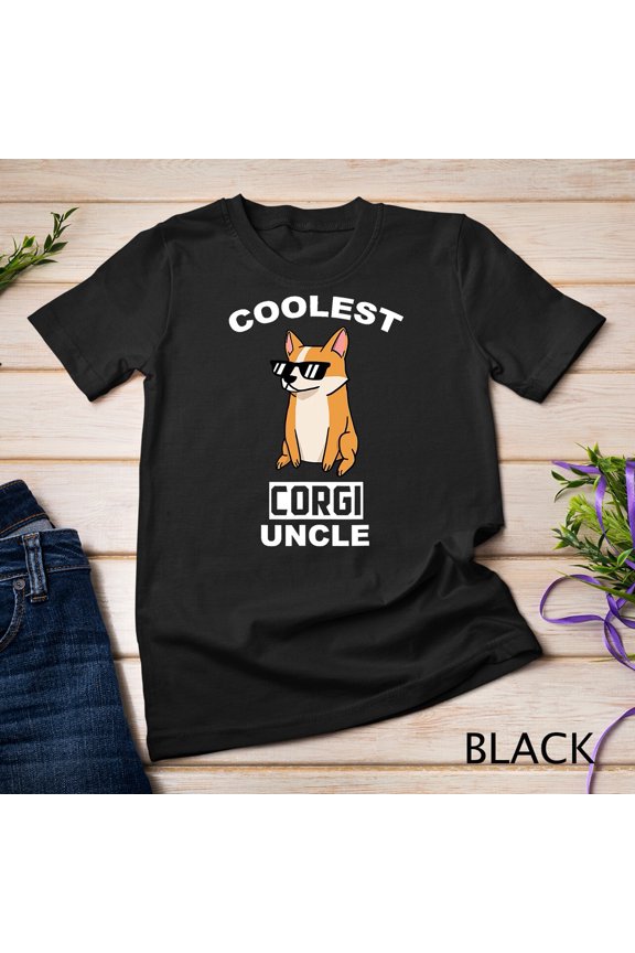Coolest Corgi Uncle Dog T-Shirt Unisex T-Shirt