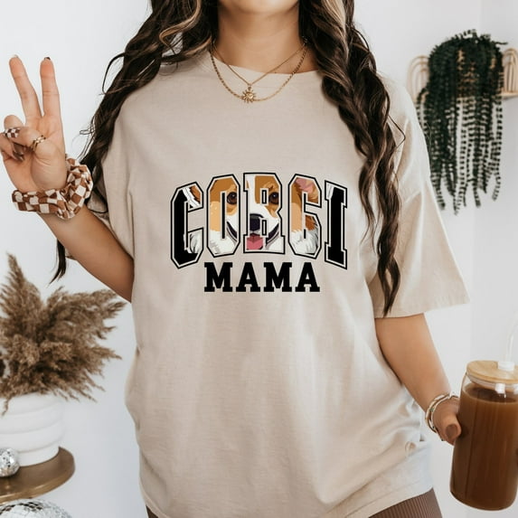 Sam Soft Corgi Mama T-Shirt, Dog Mama Gift, Corgi Gift, Mom Shirt, Mama Shirt, Corgi Shirt, Dog Shirt, Dog Mama, Dog Mom Shirt, New Dog Mom Gift TeeFull Size S-5XL