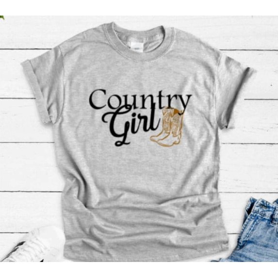 Sam Soft Country Girls, Gray, Unisex Short Sleeve Men'S And Women'S T-Shirt Unisex Cotton Tee, Full Size S-5XL