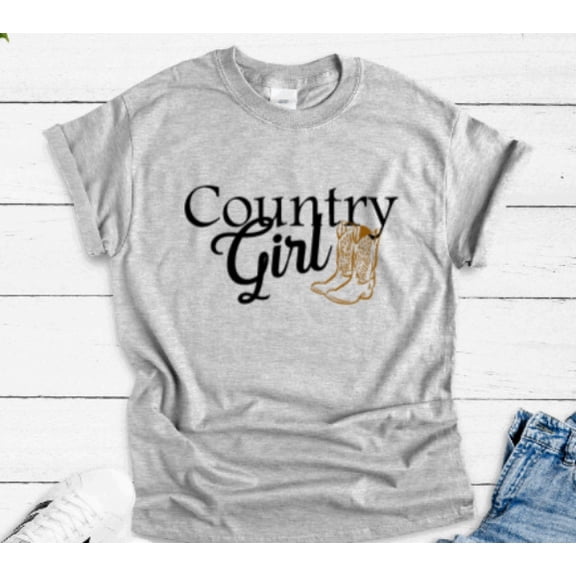 Sam Soft Country Girls, Gray, Unisex Short Sleeve Men'S And Women'S T-Shirt Unisex Cotton Tee, Full Size S-5XL