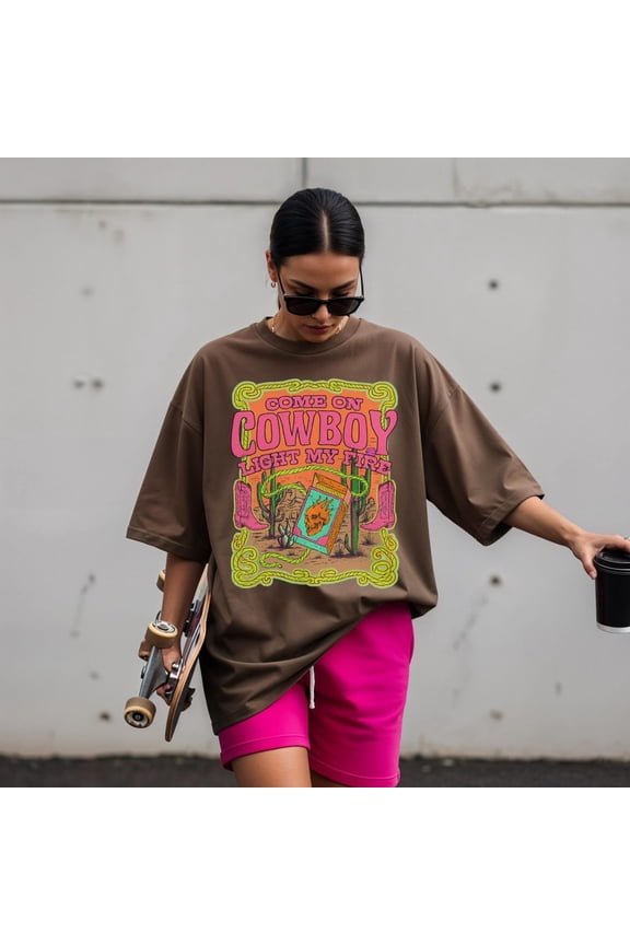 Cowgirl T-Shirt: Western Rodeo Graphic Tee All Size S-5XL