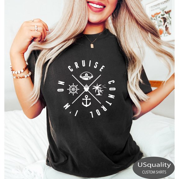 Sam Soft On Cruise Control, Cruise Shirts, Cruise Tees, Plus Sizes Available, Family Vacation Shirts, T-shirt, Cruise Tees, Family Cruise Shirts All Size S-5XL