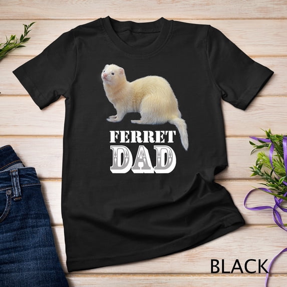 Sam Soft Cute Albino White Ferret Dad Ferrets Lover Pet Gift T-Shirt Unisex T-Shirt
