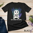 thumbnail image 1 of Sam Soft Cute Axolotl Playing Console Video Games Axolotl Gaming Unisex T-Shirt, 1 of 5