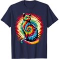 thumbnail image 1 of Sam Soft Cute Cat Tie Dye T-Shirt All Size S-5XL, 1 of 5