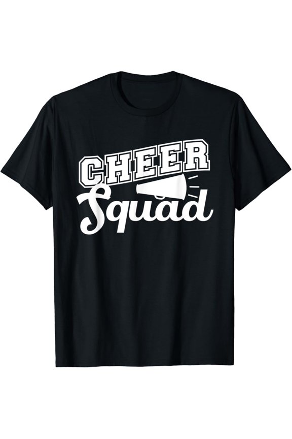 Cute Cheerleader Art Women Girls Cheer Squad Cheer Flyer T-Shirt Full Size S-5Xl