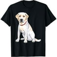 thumbnail image 1 of Sam Soft Cute Labrador Retriever Yellow Lab Lover Dog Owner T-Shirt, 1 of 5