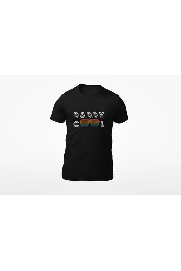 DADDY COOL Black T-Shirt Parent Day Unisex Cotton Tee, Full Size S-5XL