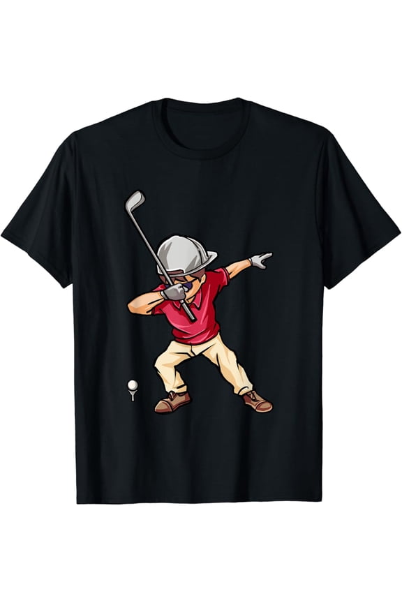 Dabbing Golf Player Golfer Golfing Boys Dab Dance T-Shirt, Gift For Friend, Full Size S-5Xl