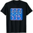 thumbnail image 1 of Sam Soft Dancing Cowgirl Skeletons - Country Line Dancing - T-Shirt, 1 of 5