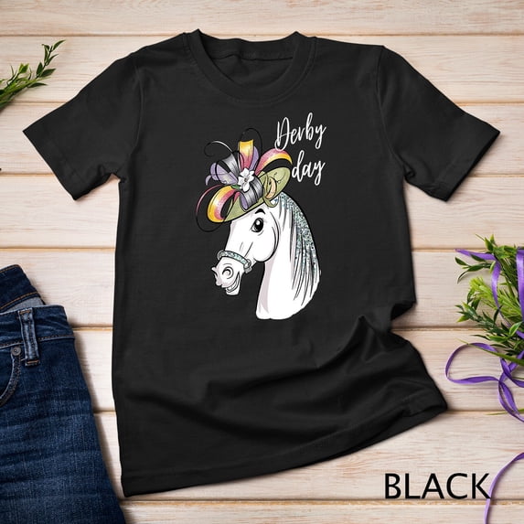 Sam Soft Derby Day 2024 Fascinator Hat Horse Racing Lover T-Shirt Unisex T-Shirt